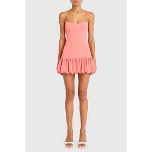 NEW AMANDA UPRICHARD ivy skort bubble dress in grapefruit